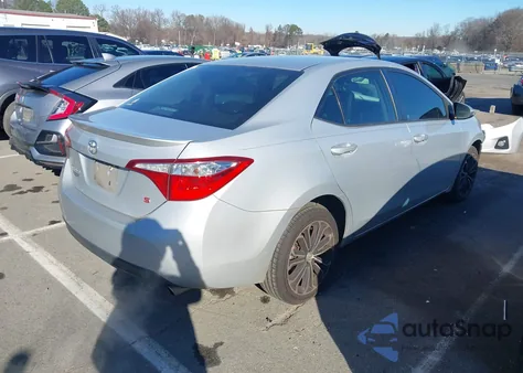2016 Toyota Corolla S Plus from USA, damaged, VIN 2T1BURHE0GC745848